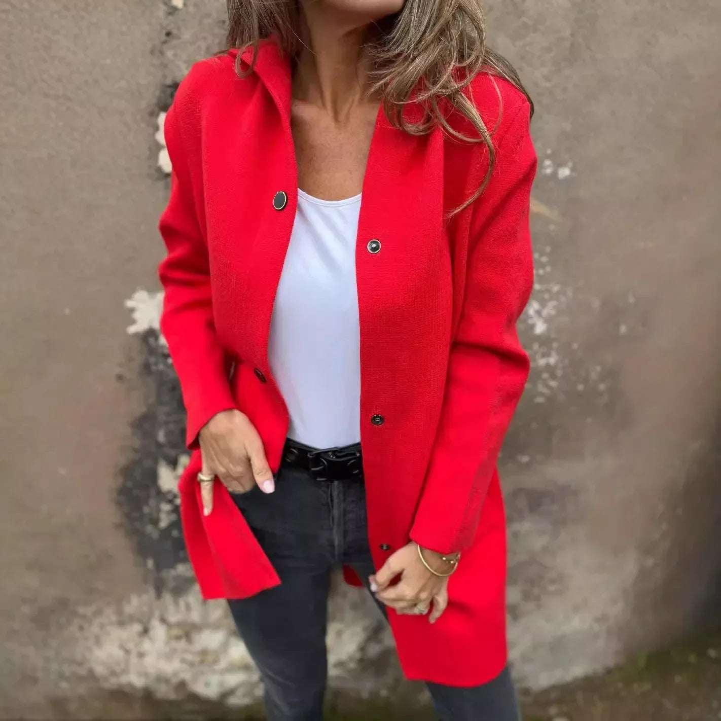 Sobretudo Feminino Casual