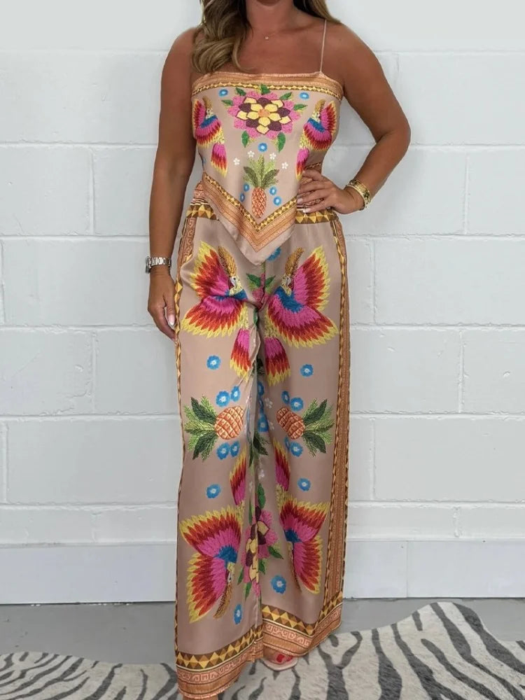 Conjunto Feminino com Estampa Floral