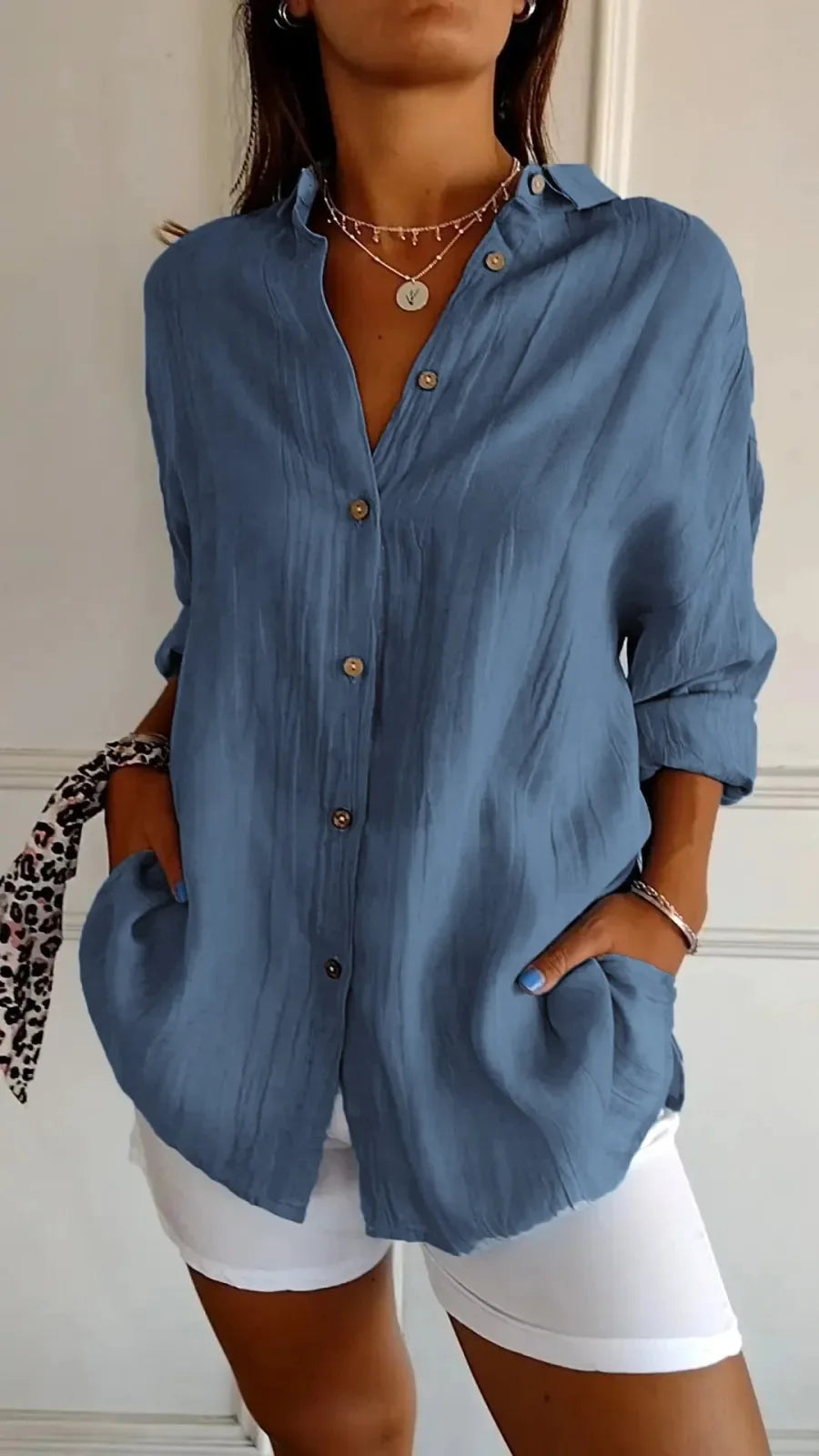 Camisa Manga Longa Casual