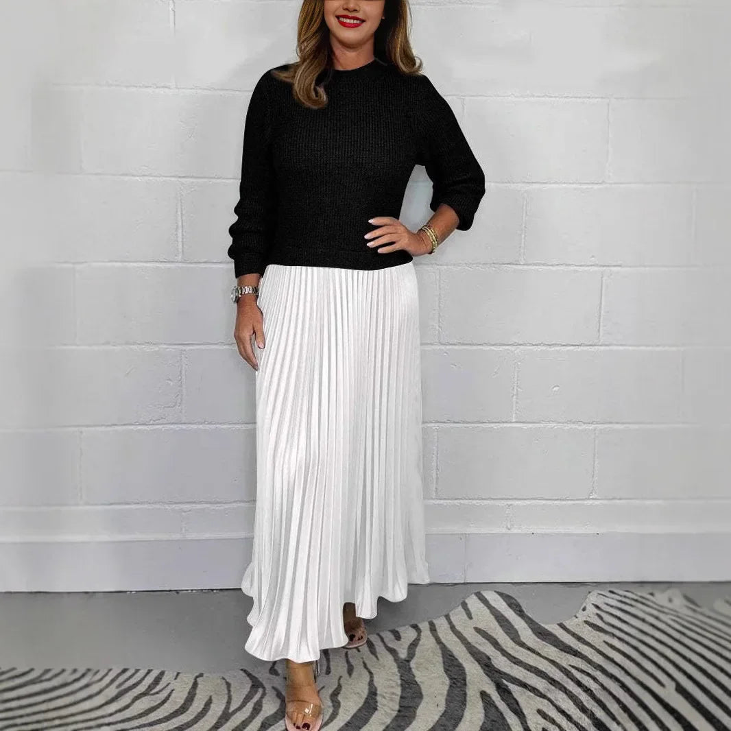 Conjunto Saia Plissada