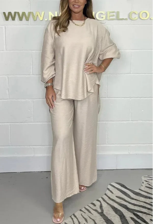Conjunto Feminino Solto Liso