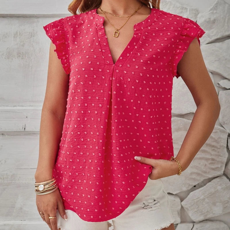 Blusa Feminina Estilizada Gola V