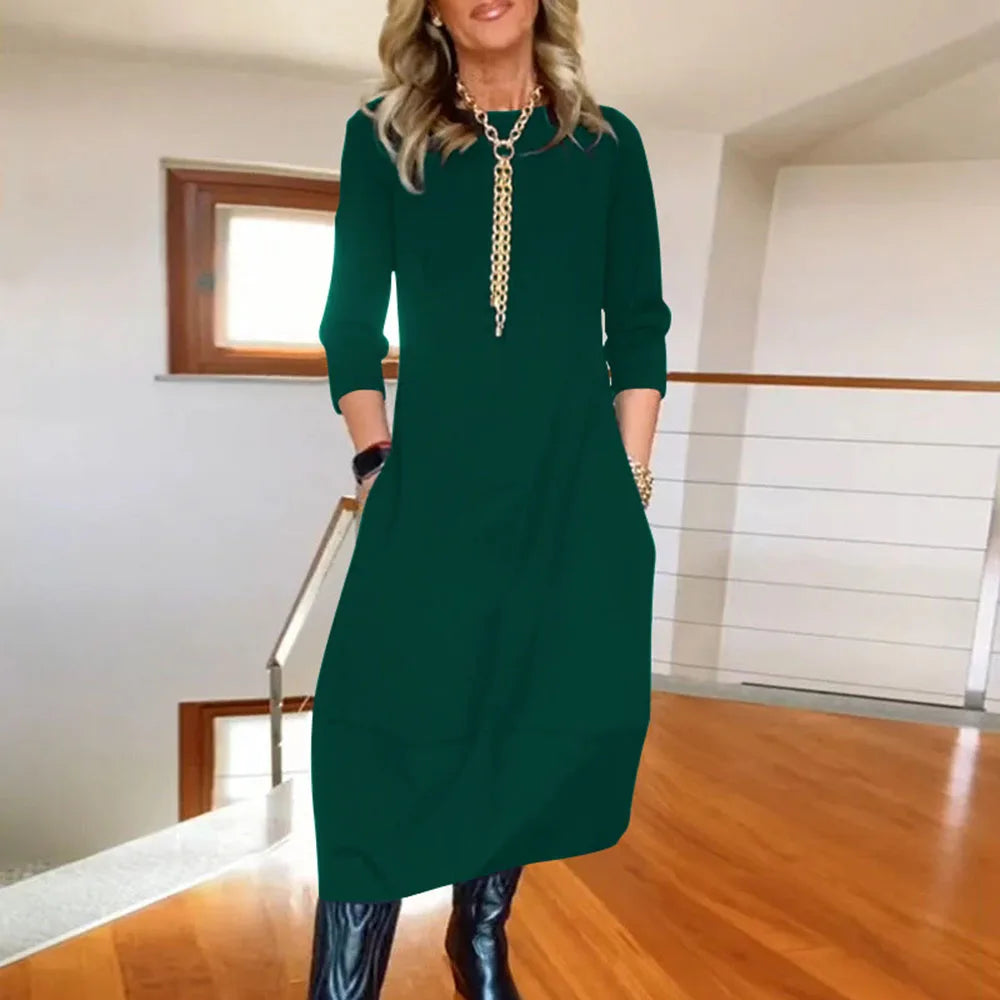 Vestido Maxi Casual Vintage