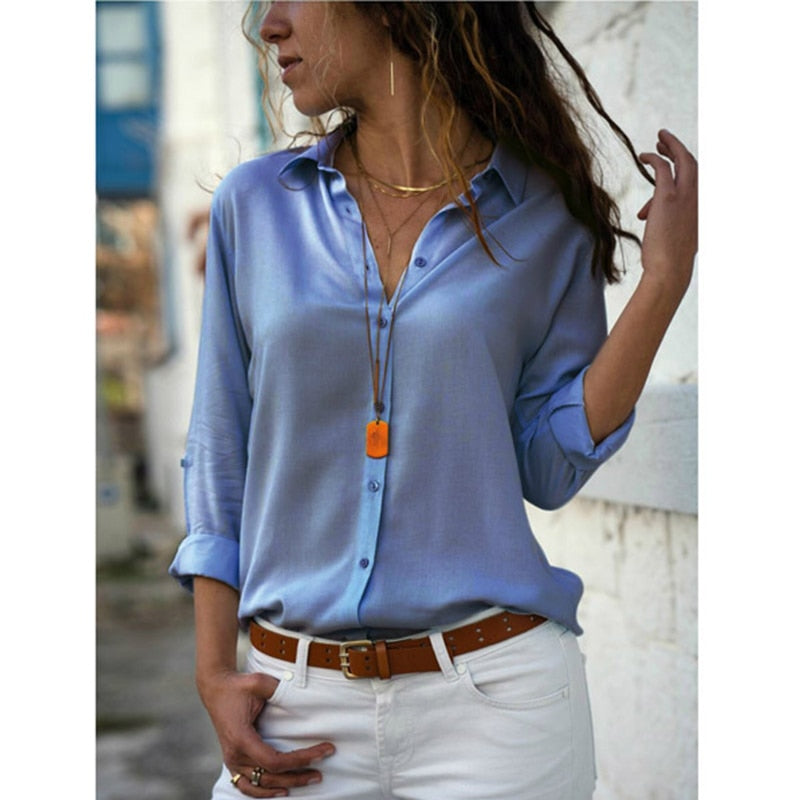 Camisa Social Feminina Casual - Loja Encantadora