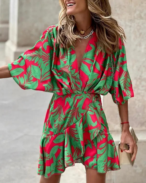 Vestido Curto Estampado Lana - Loja Encantadora